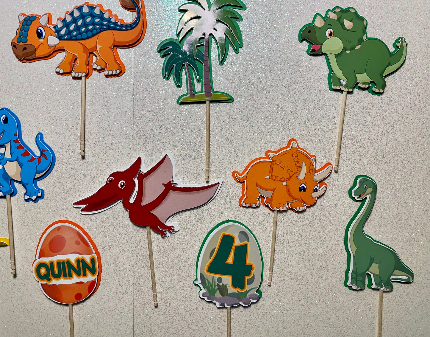 Dinosaur Cake Topper, Boys Birthday Cake Topper, T-Rex Cake Topper, Jurassic Name and Age Cake Topper, Dinosaur Birthday Party, roar